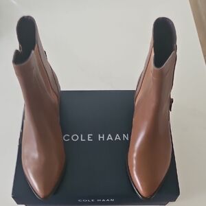 Cole Haan Women's Tan Ankle Boots